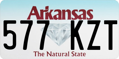 AR license plate 577KZT
