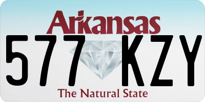 AR license plate 577KZY