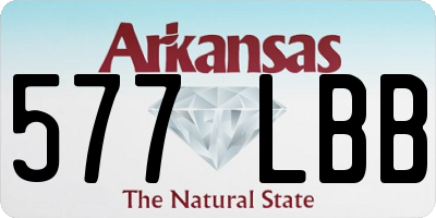 AR license plate 577LBB