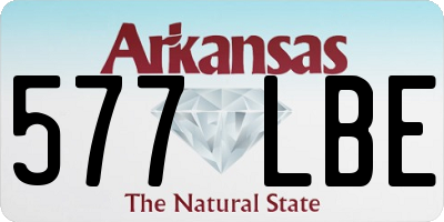 AR license plate 577LBE
