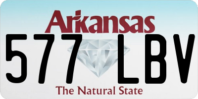 AR license plate 577LBV