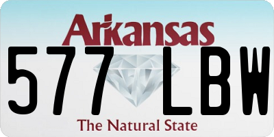 AR license plate 577LBW