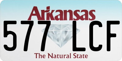 AR license plate 577LCF