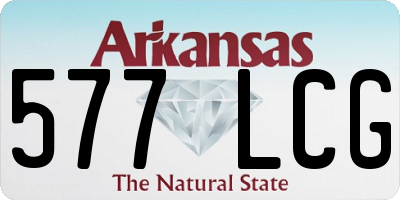 AR license plate 577LCG