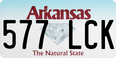 AR license plate 577LCK