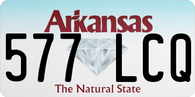 AR license plate 577LCQ