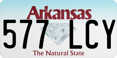 AR license plate 577LCY