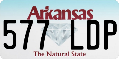AR license plate 577LDP