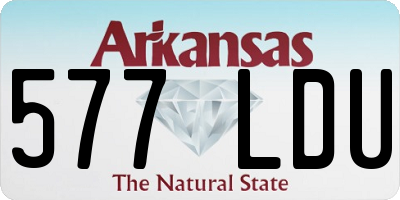 AR license plate 577LDU