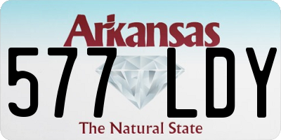 AR license plate 577LDY