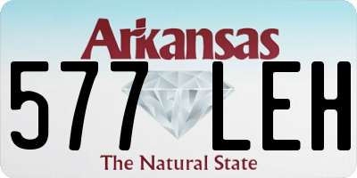 AR license plate 577LEH