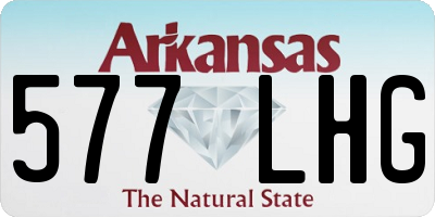 AR license plate 577LHG