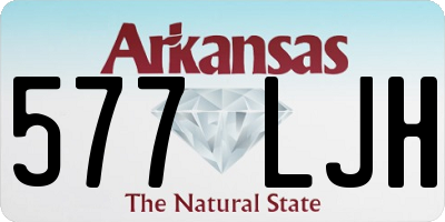 AR license plate 577LJH