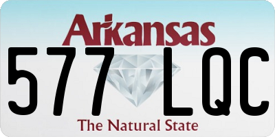 AR license plate 577LQC