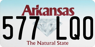AR license plate 577LQO