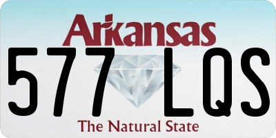 AR license plate 577LQS