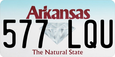 AR license plate 577LQU