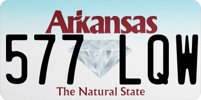 AR license plate 577LQW