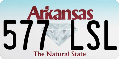 AR license plate 577LSL