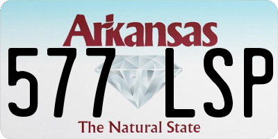 AR license plate 577LSP