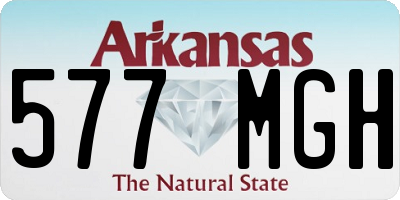 AR license plate 577MGH
