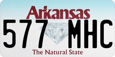AR license plate 577MHC