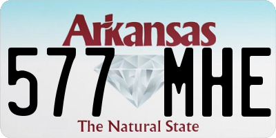 AR license plate 577MHE