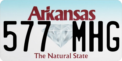 AR license plate 577MHG