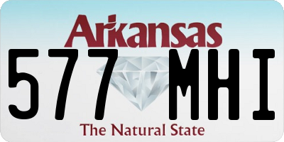 AR license plate 577MHI