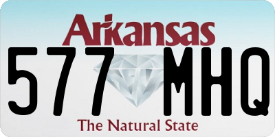 AR license plate 577MHQ
