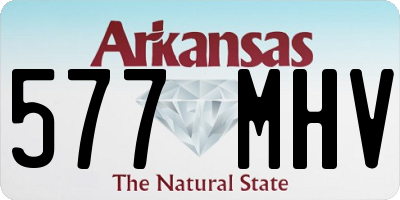AR license plate 577MHV
