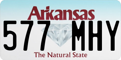 AR license plate 577MHY