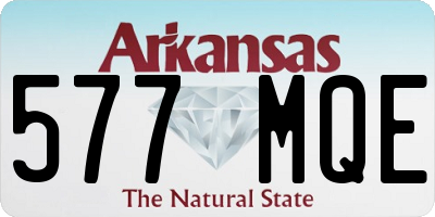 AR license plate 577MQE
