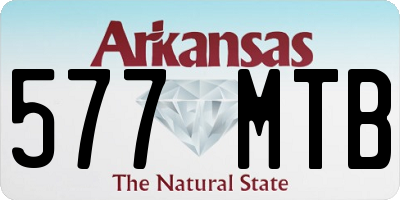 AR license plate 577MTB