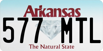 AR license plate 577MTL