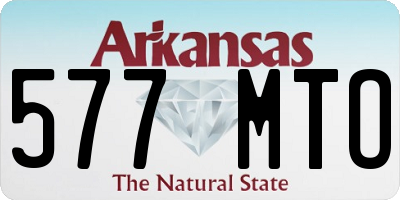 AR license plate 577MTO