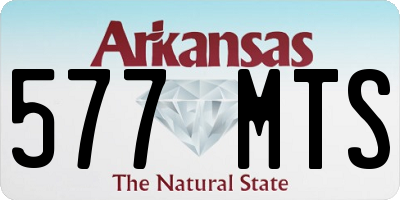 AR license plate 577MTS