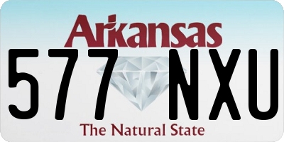 AR license plate 577NXU