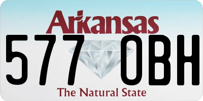 AR license plate 577OBH