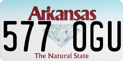 AR license plate 577OGU