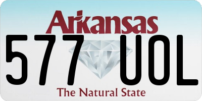 AR license plate 577UOL