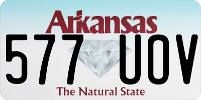 AR license plate 577UOV
