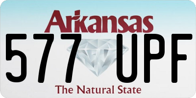 AR license plate 577UPF