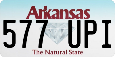 AR license plate 577UPI