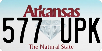 AR license plate 577UPK