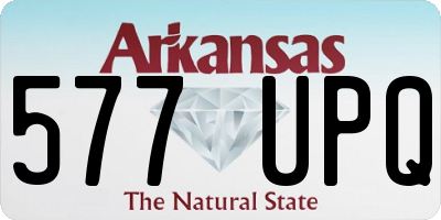 AR license plate 577UPQ