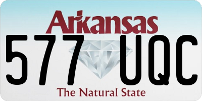 AR license plate 577UQC