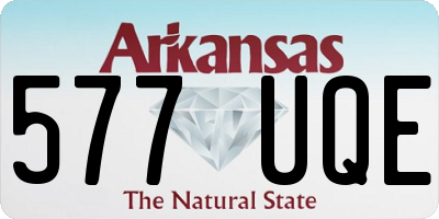 AR license plate 577UQE
