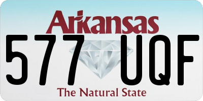 AR license plate 577UQF