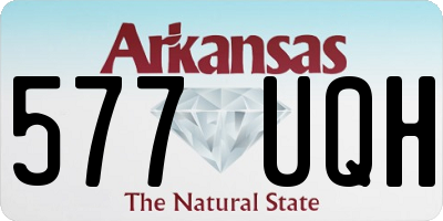 AR license plate 577UQH